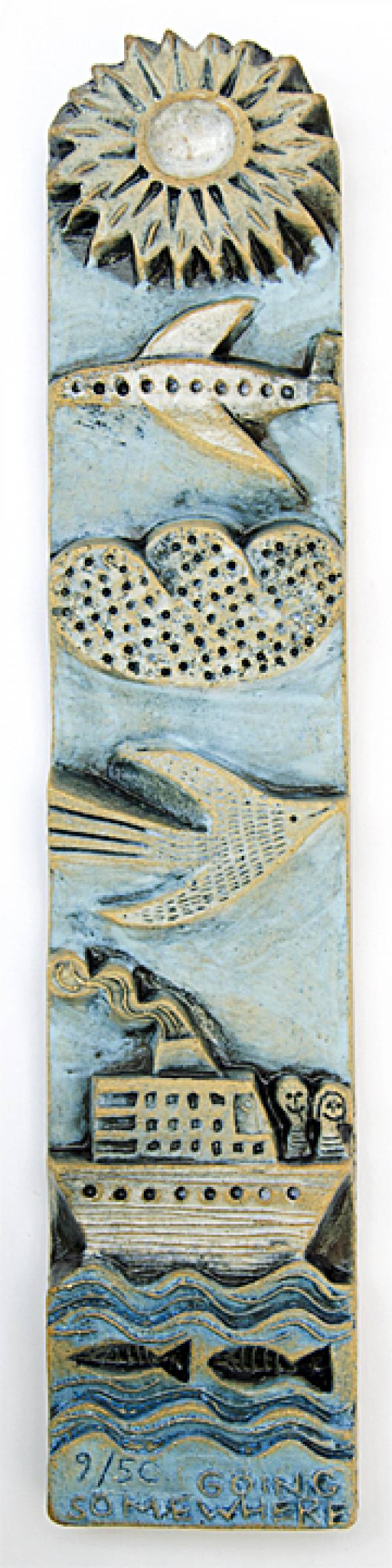 - a Ceramic by Hilke MacIntyre, measuring 25 x 5 cm (H x W) £75